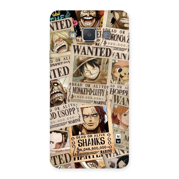 One Piece Most Wanted Back Case for Galaxy A3