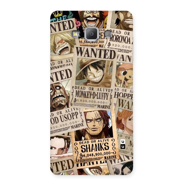 One Piece Most Wanted Back Case for Galaxy A7