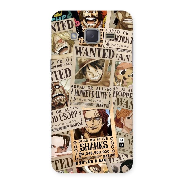 One Piece Most Wanted Back Case for Galaxy J2