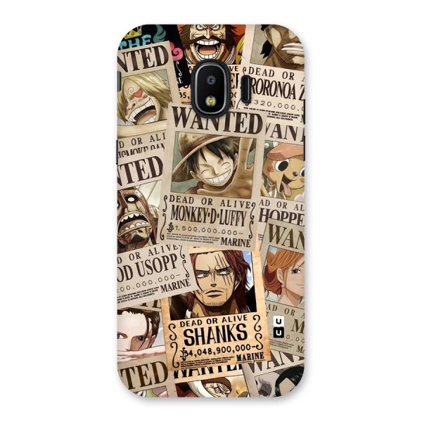 One Piece Most Wanted Back Case for Galaxy J2 Pro 2018