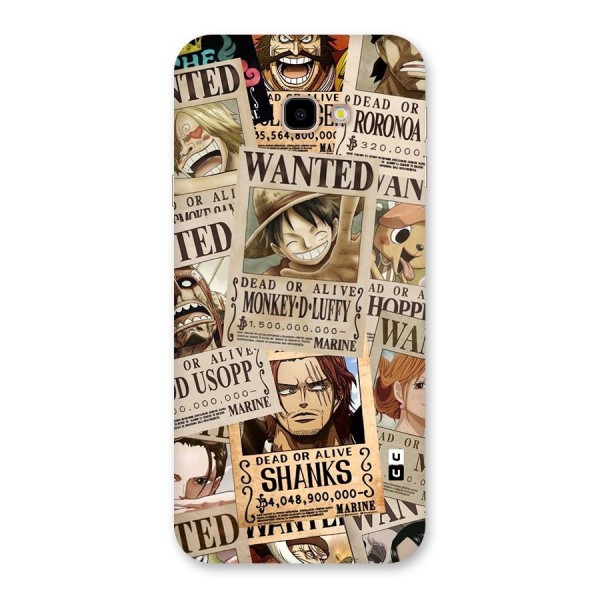 One Piece Most Wanted Back Case for Galaxy J4 Plus