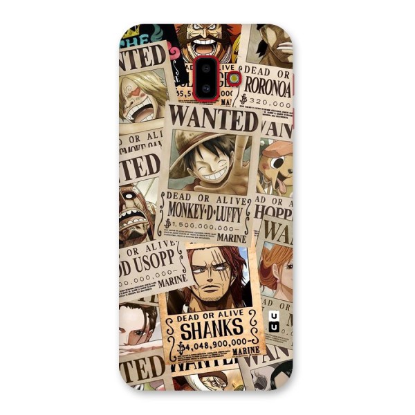One Piece Most Wanted Back Case for Galaxy J6 Plus