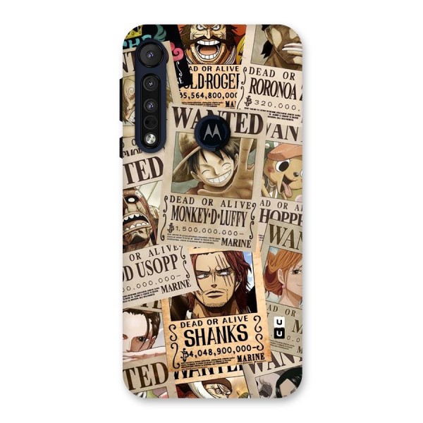 One Piece Most Wanted Back Case for Motorola One Macro