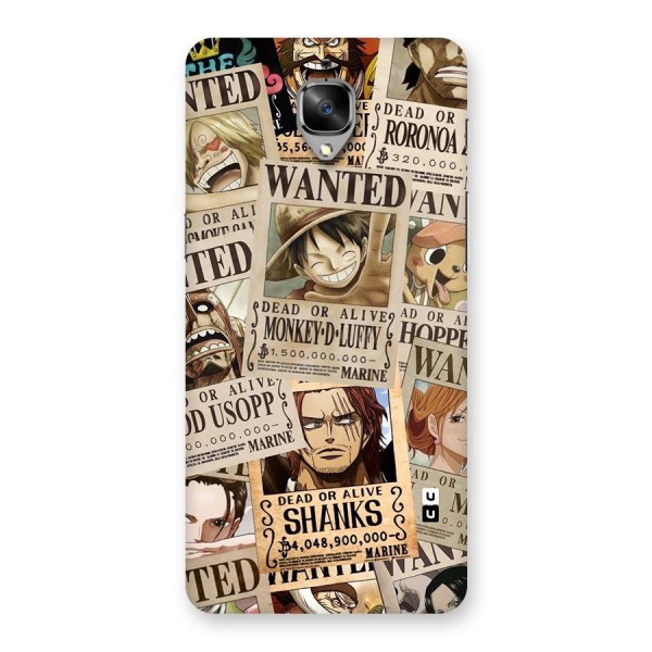 One Piece Most Wanted Back Case for OnePlus 3