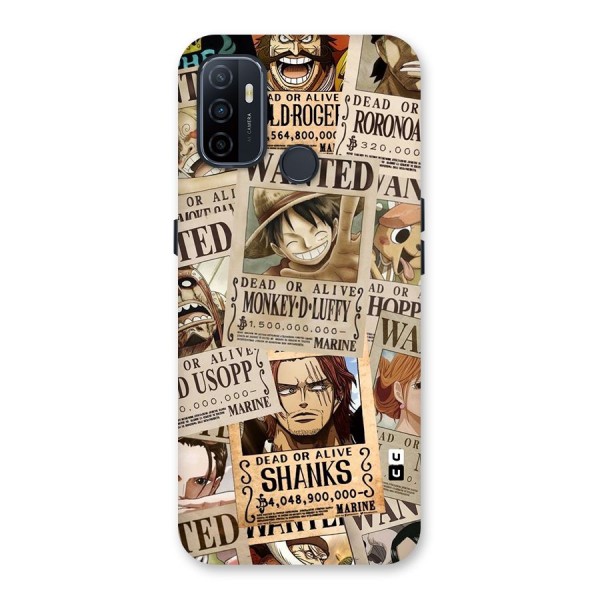 One Piece Most Wanted Back Case for Oppo A32