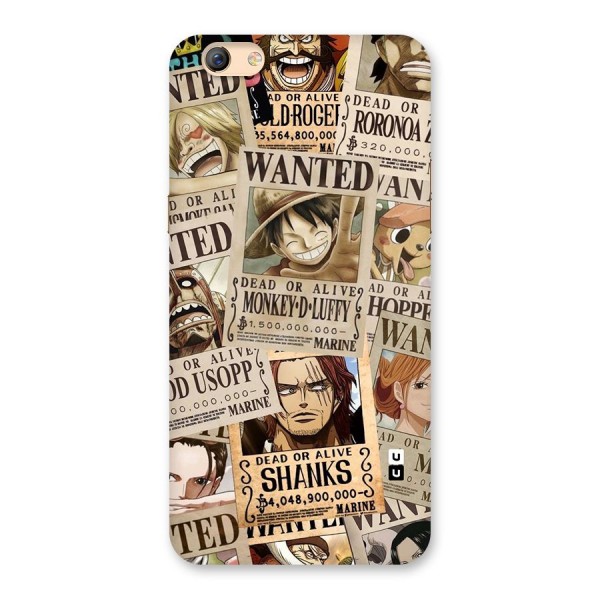 One Piece Most Wanted Back Case for Oppo F3 Plus