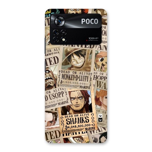 One Piece Most Wanted Back Case for Poco X4 Pro 5G