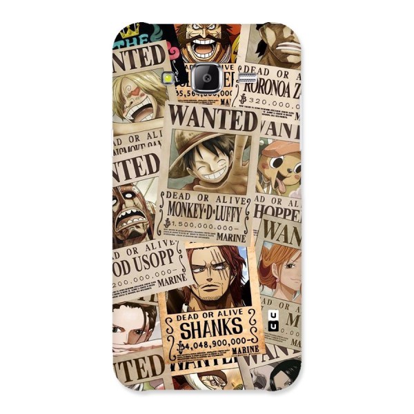 One Piece Most Wanted Back Case for Samsung Galaxy J2 Prime