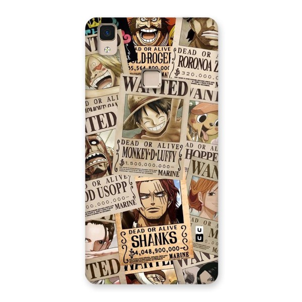 One Piece Most Wanted Back Case for V3 Max
