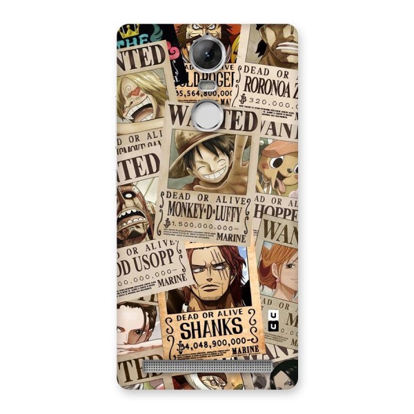 One Piece Most Wanted Back Case for Vibe K5 Note