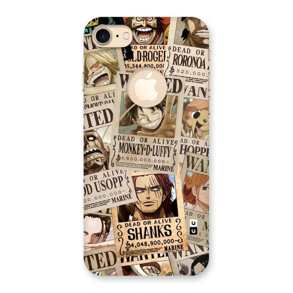 One Piece Most Wanted Back Case for iPhone 7 Logo Cut