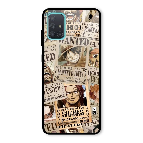 One Piece Most Wanted Glass Back Case for Galaxy A71