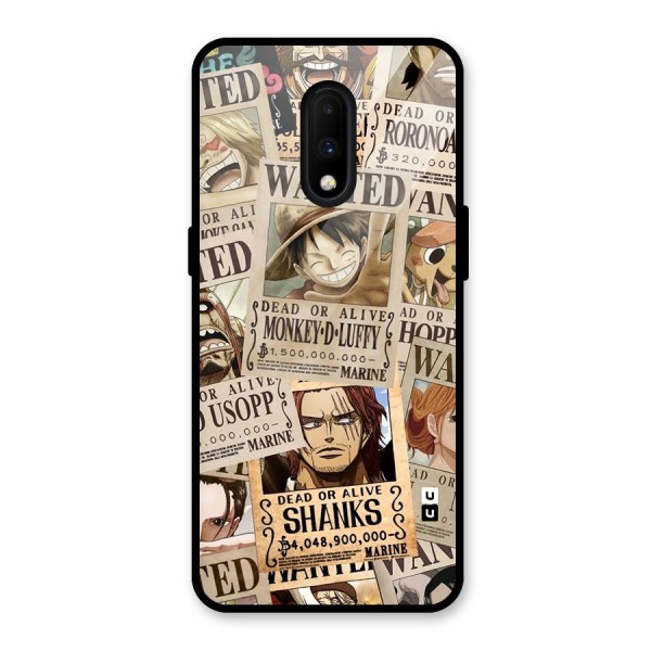 One Piece Most Wanted Glass Back Case for OnePlus 7
