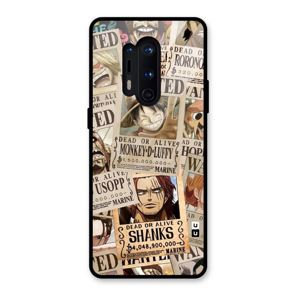One Piece Most Wanted Glass Back Case for OnePlus 8 Pro