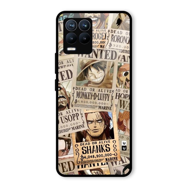 One Piece Most Wanted Glass Back Case for Realme 8 Pro