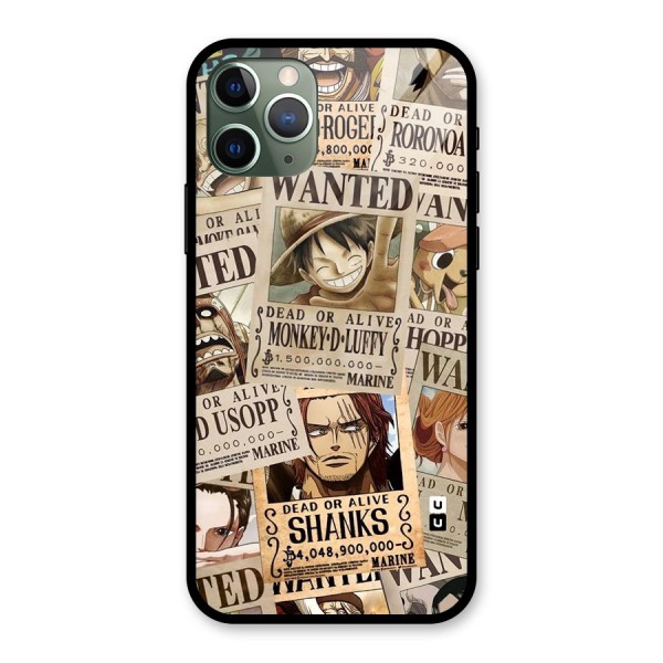 One Piece Most Wanted Glass Back Case for iPhone 11 Pro
