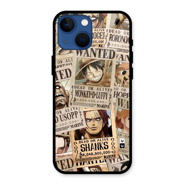 One Piece Most Wanted Glass Back Case for iPhone 13 Mini