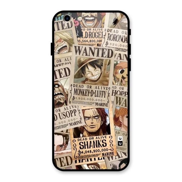 One Piece Most Wanted Glass Back Case for iPhone 6 6S