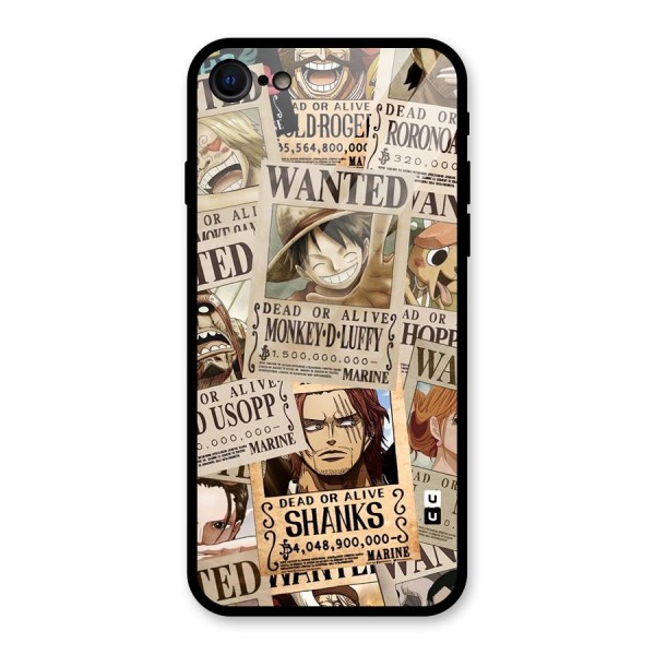 One Piece Most Wanted Glass Back Case for iPhone 7