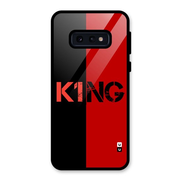 Only King Glass Back Case for Galaxy S10e