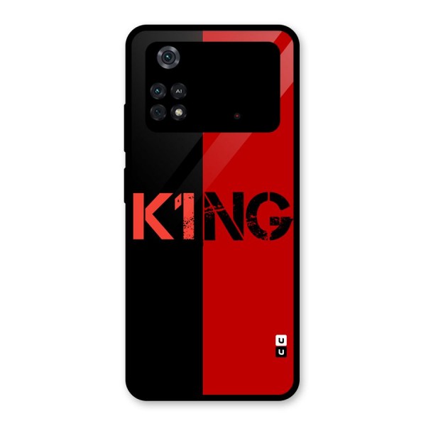 Only King Glass Back Case for Poco M4 Pro 4G