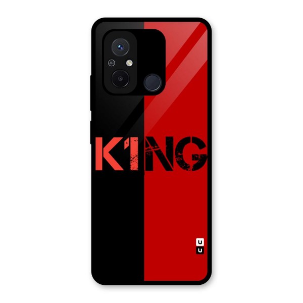 Only King Glass Back Case for Redmi 12C