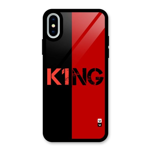 Only King Glass Back Case for iPhone X