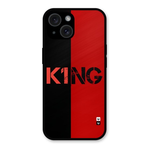 Only King Metal Back Case for iPhone 15