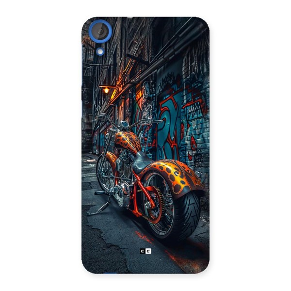 Orange Fatbike Back Case for Desire 820