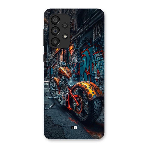 Orange Fatbike Back Case for Galaxy A33 5G