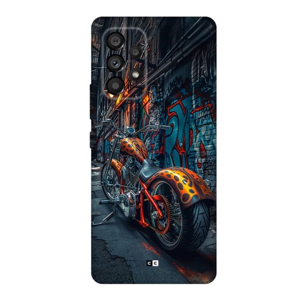 Orange Fatbike Back Case for Galaxy A53 5G