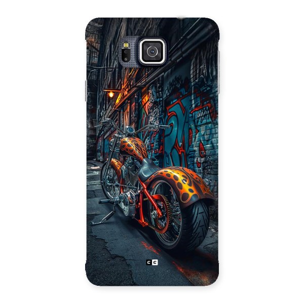 Orange Fatbike Back Case for Galaxy Alpha