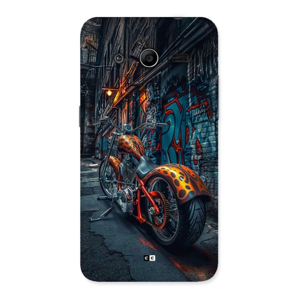 Orange Fatbike Back Case for Galaxy Core 2
