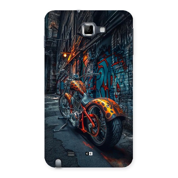 Orange Fatbike Back Case for Galaxy Note