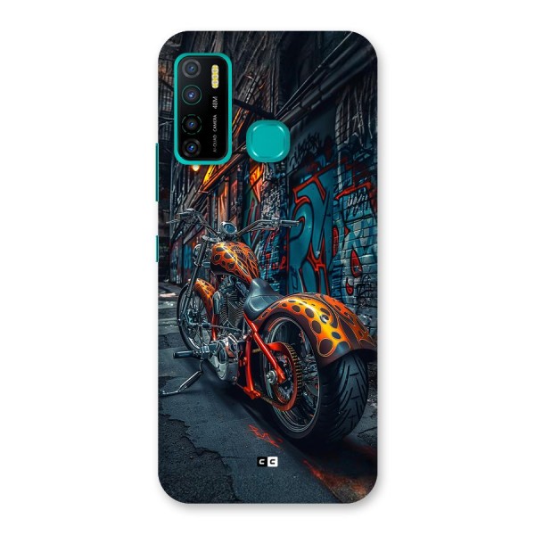Orange Fatbike Back Case for Infinix Hot 9 Pro