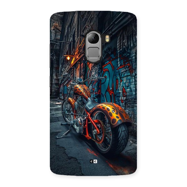 Orange Fatbike Back Case for Lenovo K4 Note