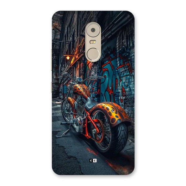 Orange Fatbike Back Case for Lenovo K6 Note