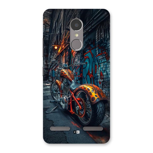 Orange Fatbike Back Case for Lenovo K6 Power