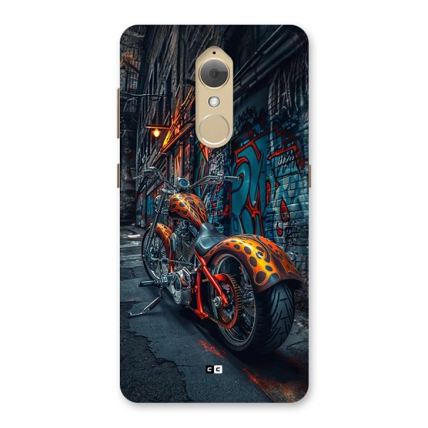 Orange Fatbike Back Case for Lenovo K8