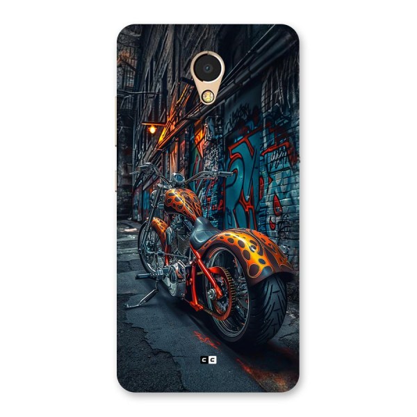 Orange Fatbike Back Case for Lenovo P2
