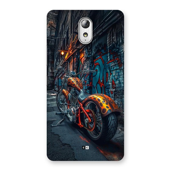Orange Fatbike Back Case for Lenovo Vibe P1M