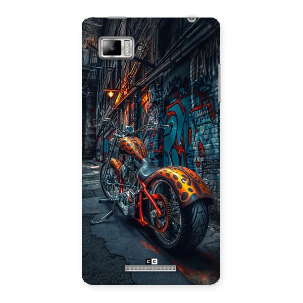 Orange Fatbike Back Case for Lenovo Vibe Z K910