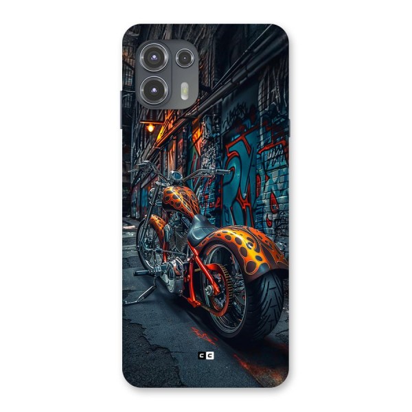 Orange Fatbike Back Case for Motorola Edge 20 Fusion