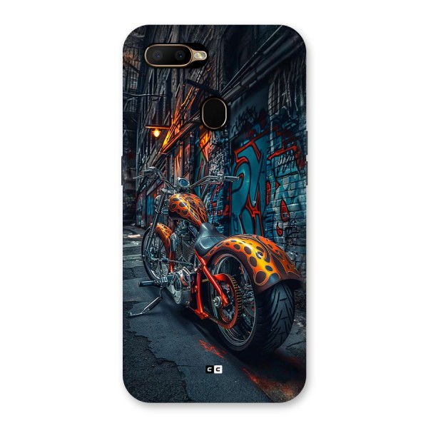 Orange Fatbike Back Case for Oppo A5s