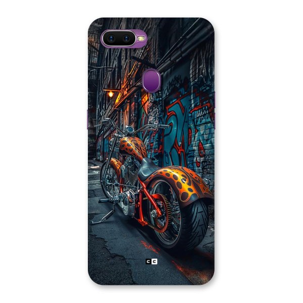 Orange Fatbike Back Case for Oppo F9