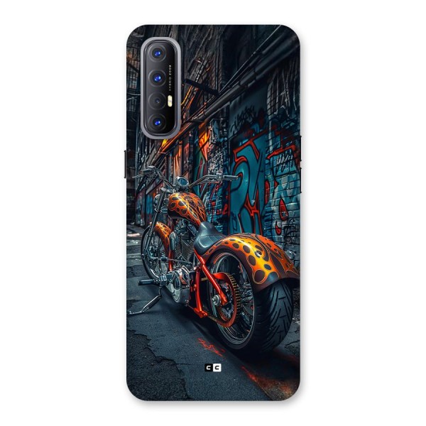 Orange Fatbike Back Case for Oppo Reno3 Pro