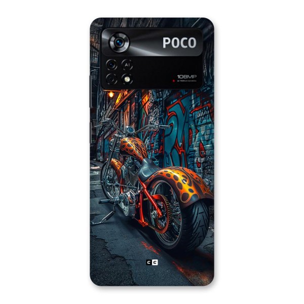 Orange Fatbike Back Case for Poco X4 Pro 5G
