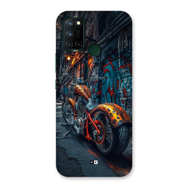 Orange Fatbike Back Case for Realme C17