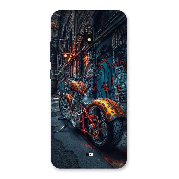 Orange Fatbike Back Case for Redmi 8A