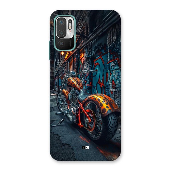 Orange Fatbike Back Case for Redmi Note 10T 5G